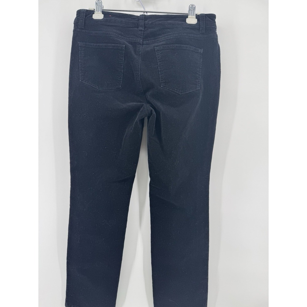 Talbots Simply Flattering 5 Pocket Corduroy Straight Fit Black Pants Size 10P - Picture 6 of 6